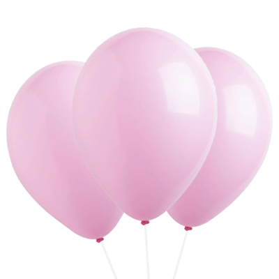Classic 3pcs Pink Party Balloons