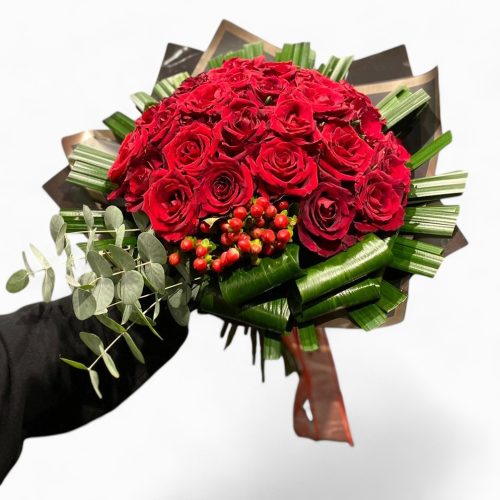 Timeless Elegance 24 Red Rose Bouquet