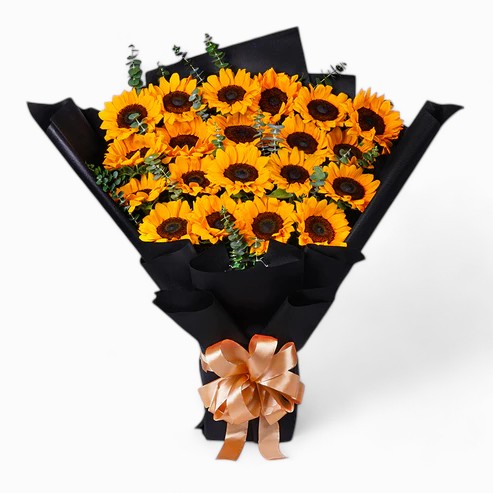 Golden Sunshine Sunflower Bouquet