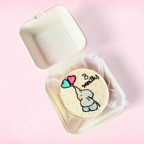 Three Months of Giggles - Mini Cake