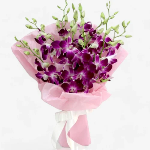 Enchanted Purple Orchid Elegance