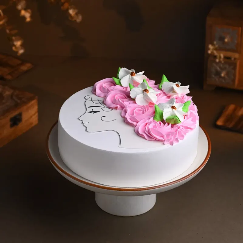 Blooming Beauty Vanilla Cake