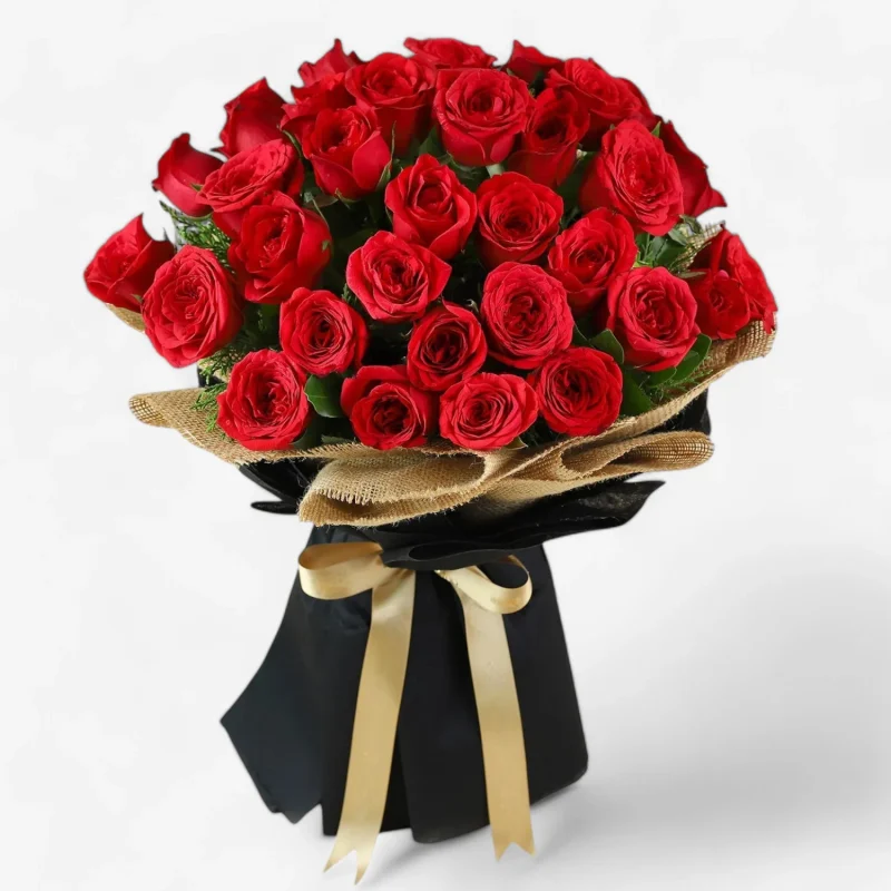 Endless Love 25pcs Red Rose Bouquet
