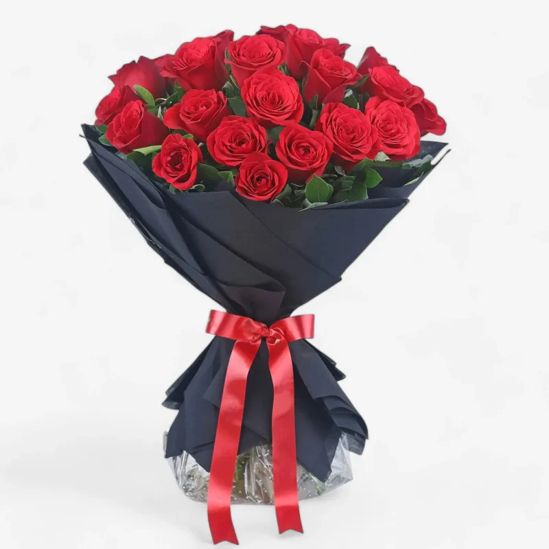Endless Love 22pcs Red Rose Bouquet