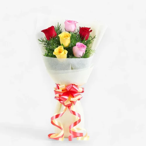Symphony of Mixed Roses