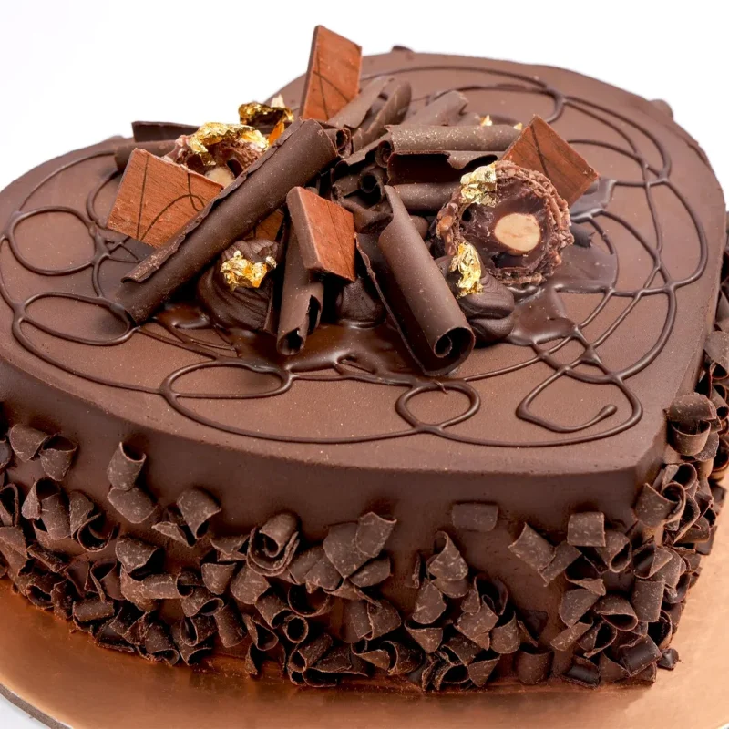 3 Red Roses Bouquet And Chocolate Cake - Image 4