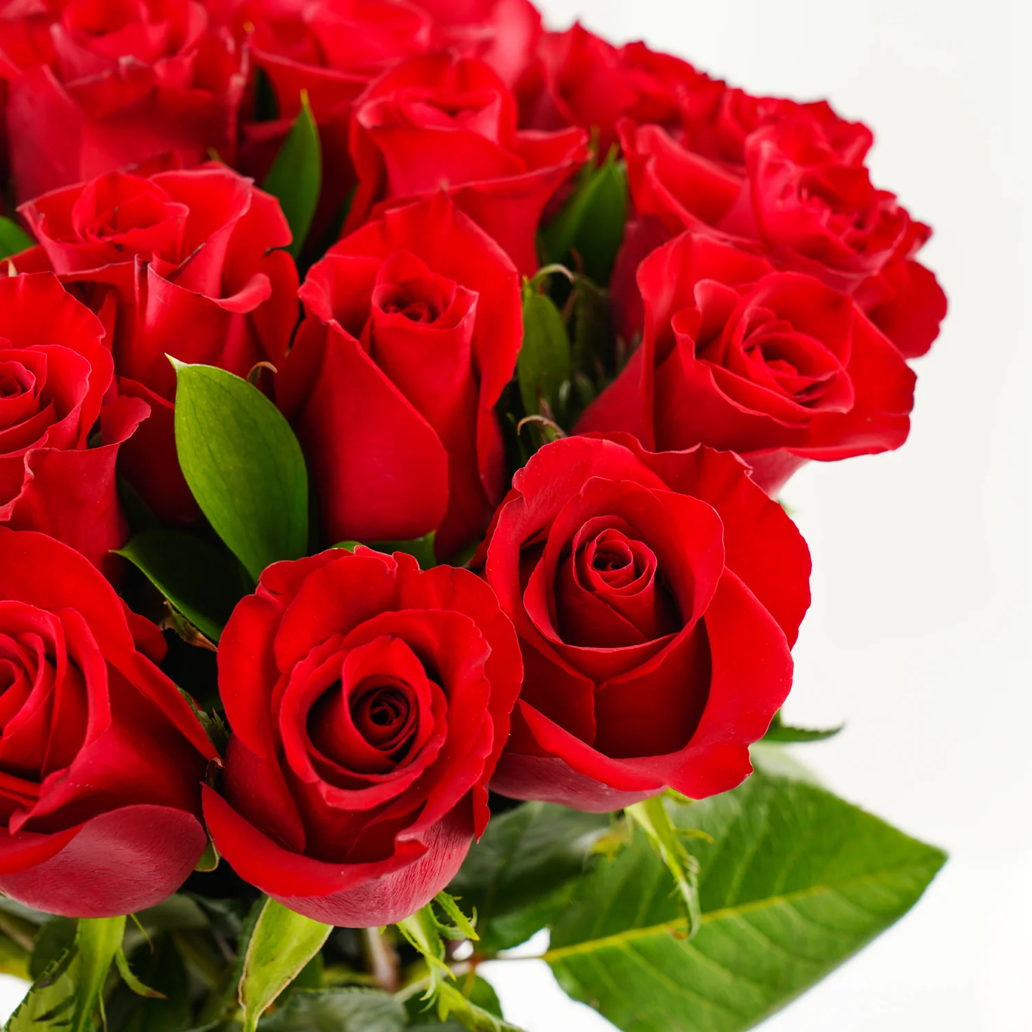 Romantic Red Rose Vase Arrangement - Image 4