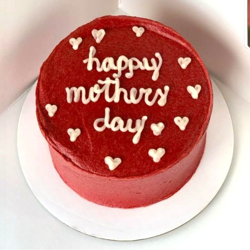 Happy Mother's Day Mini Bento Cake - Red