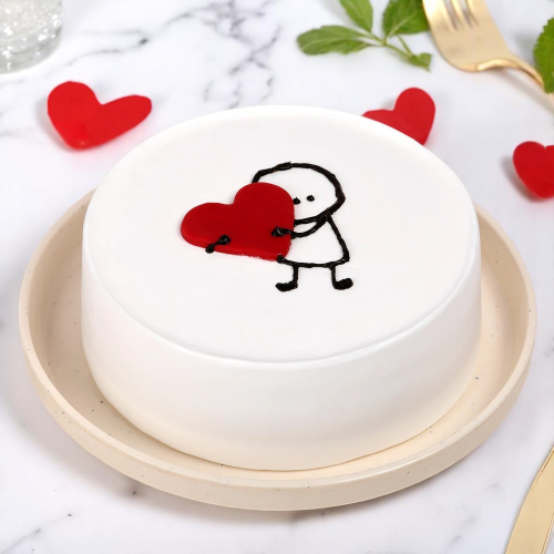 Hug Me, Heart Cake – Minimal Love Edition