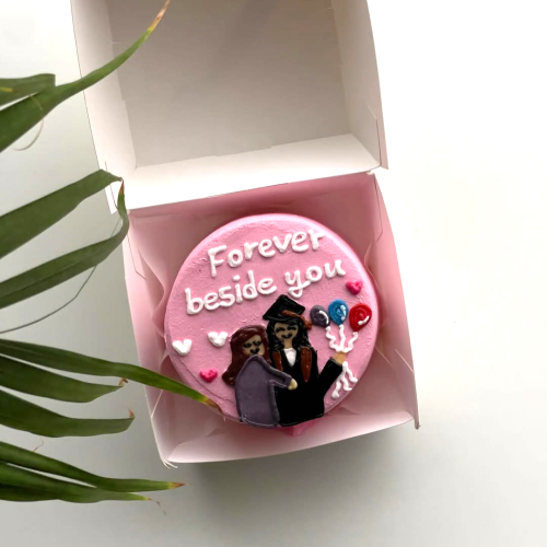 Forever Beside You Mini Bento Cake - Pink