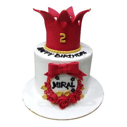 Majestic Crown Kids Birthday Cake