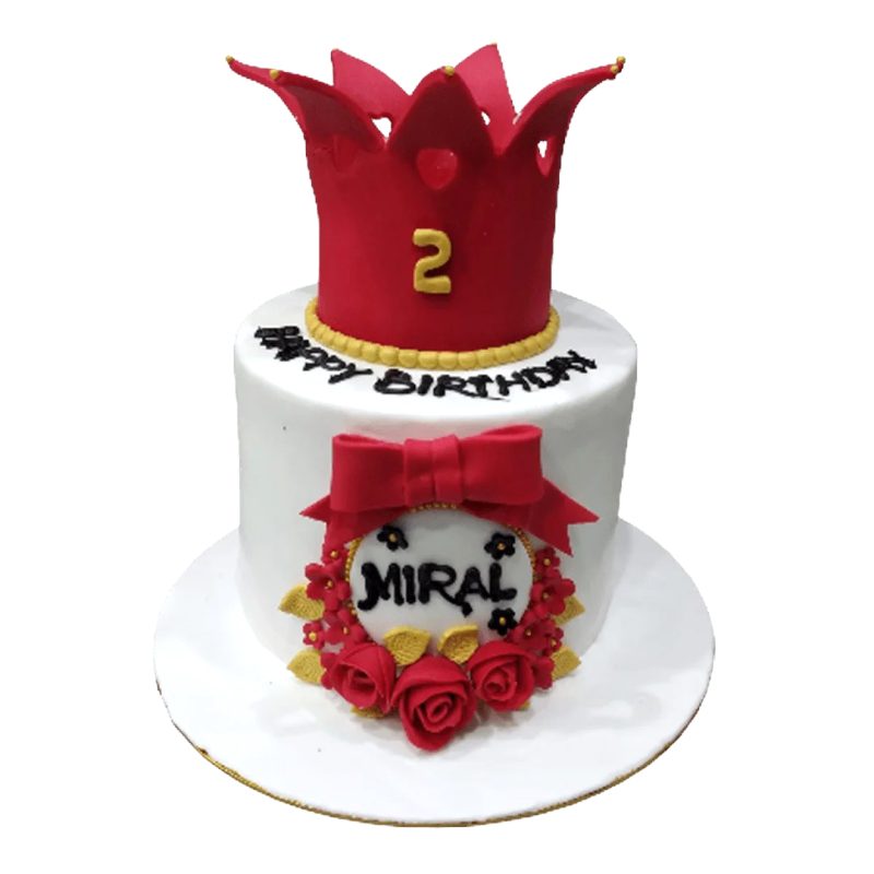Majestic Crown Kids Birthday Cake