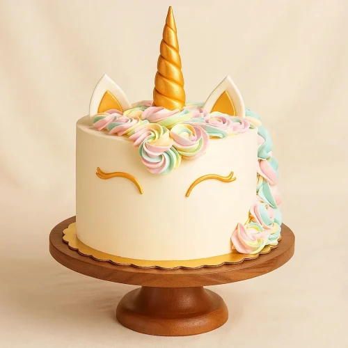 Magical Unicorn Cake – Rainbow Frosted Fantasy