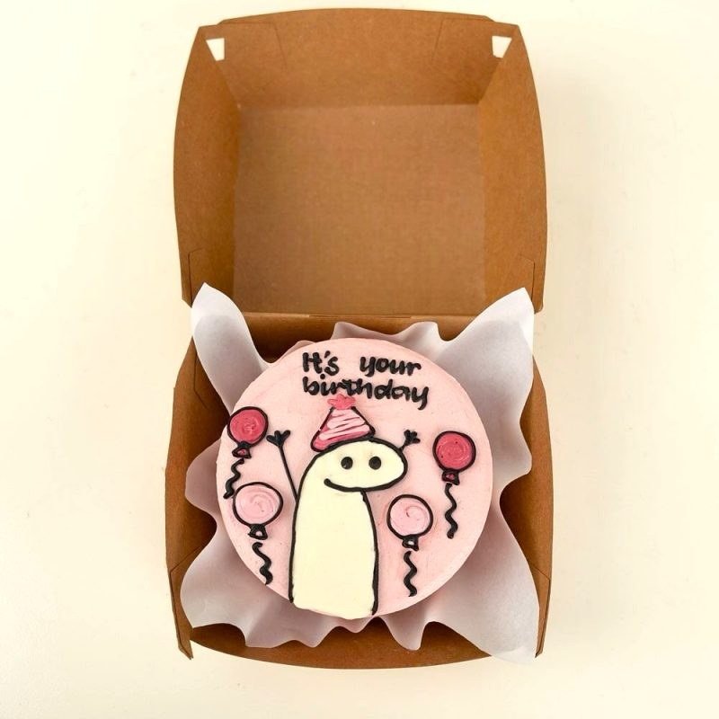 It's Your Happy Birthday Mini Bento Cake - Pink
