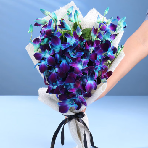 Midnight Mirage Orchid Bouquet