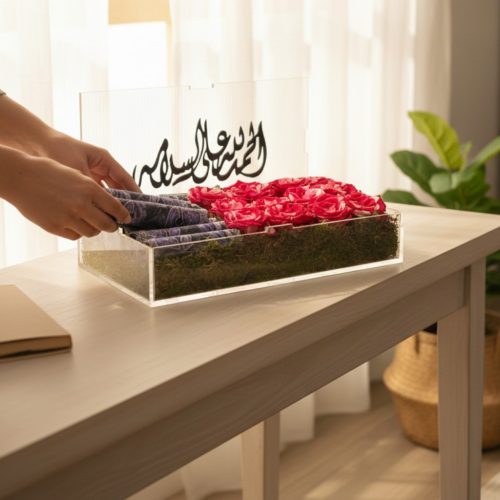 Blessings & Blooms Money Gift Box with Roses