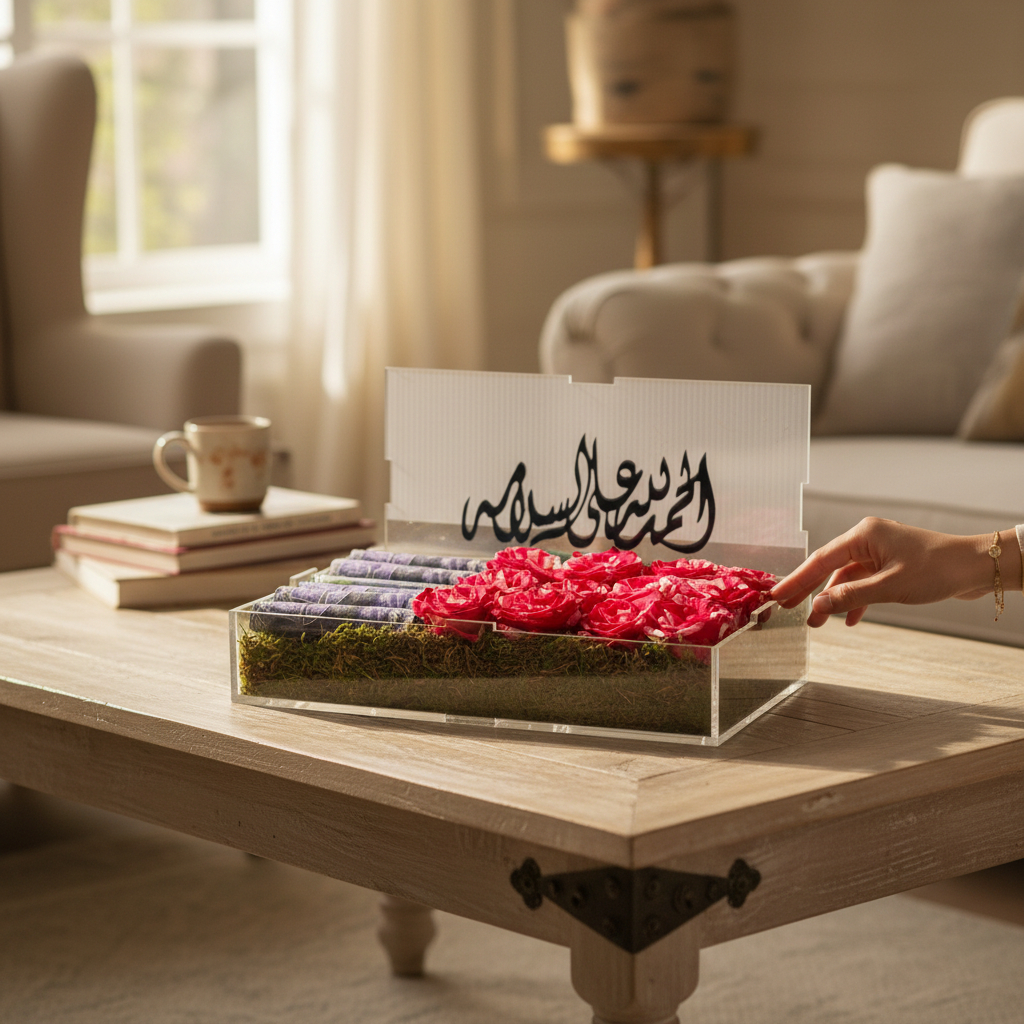 Blessings & Blooms Money Gift Box with Roses - Image 2