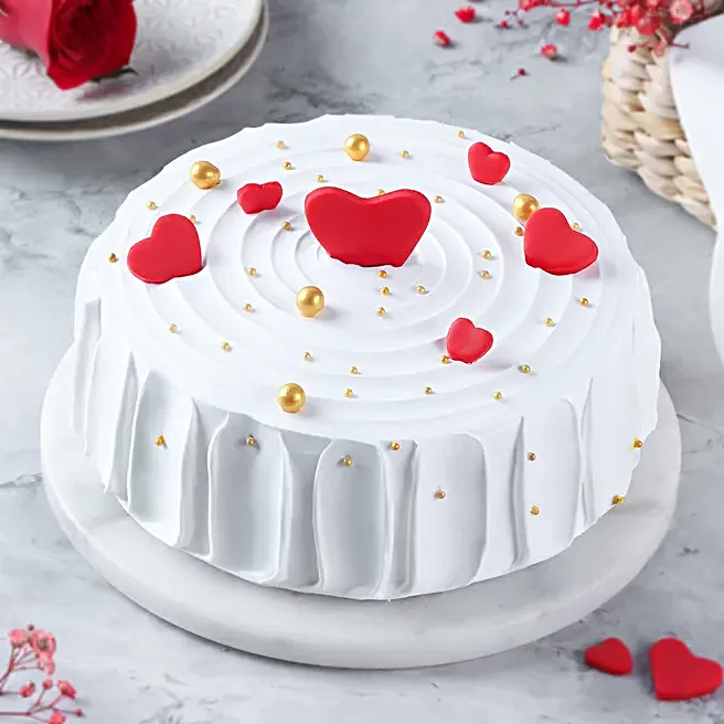 Kiss Love for Anniversary, Valentine Cake