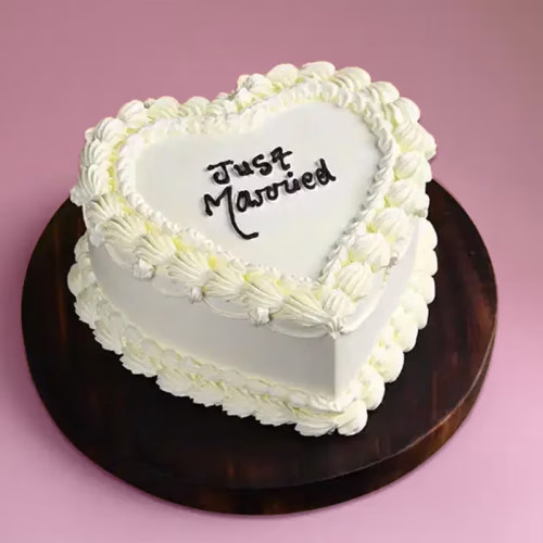 Heart Shape Birthday, Married, Anniversary Cake – 7 Inch