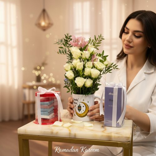 Ramadan Luxe Gift Set – 10 Chocolates & Perfume