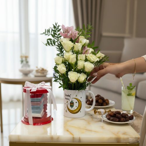 Ramadan Glow – Roses & chocolate Treat Gift Set