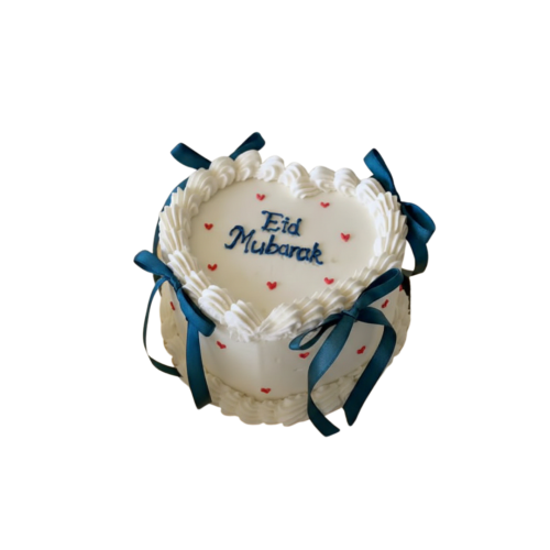Eid Mubarak ribbon cake 5inch